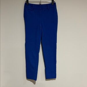 White House Black Market Royal Blue Slim Ankle Pants